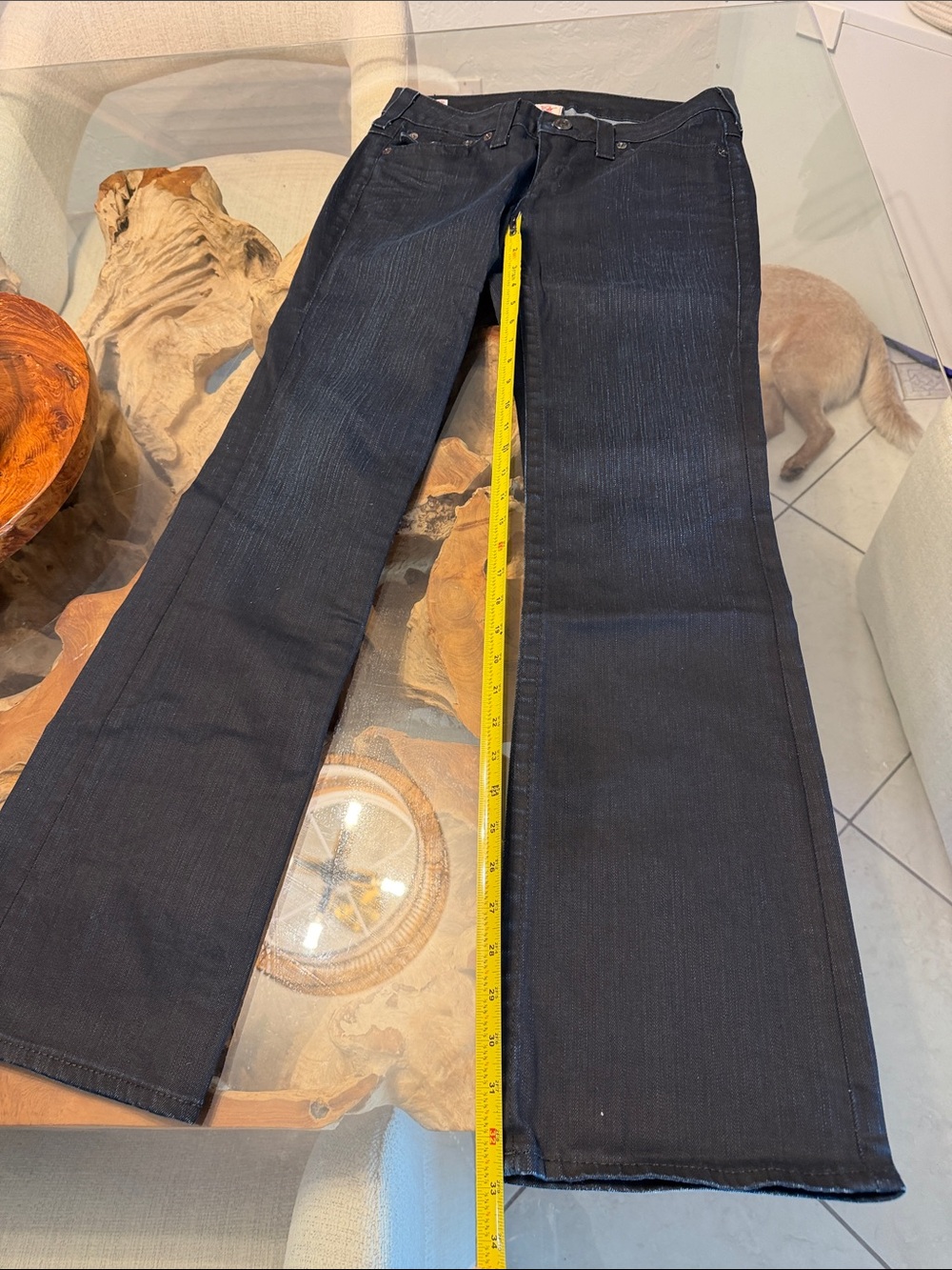 True Religion Women's Black Bootcut Jeans